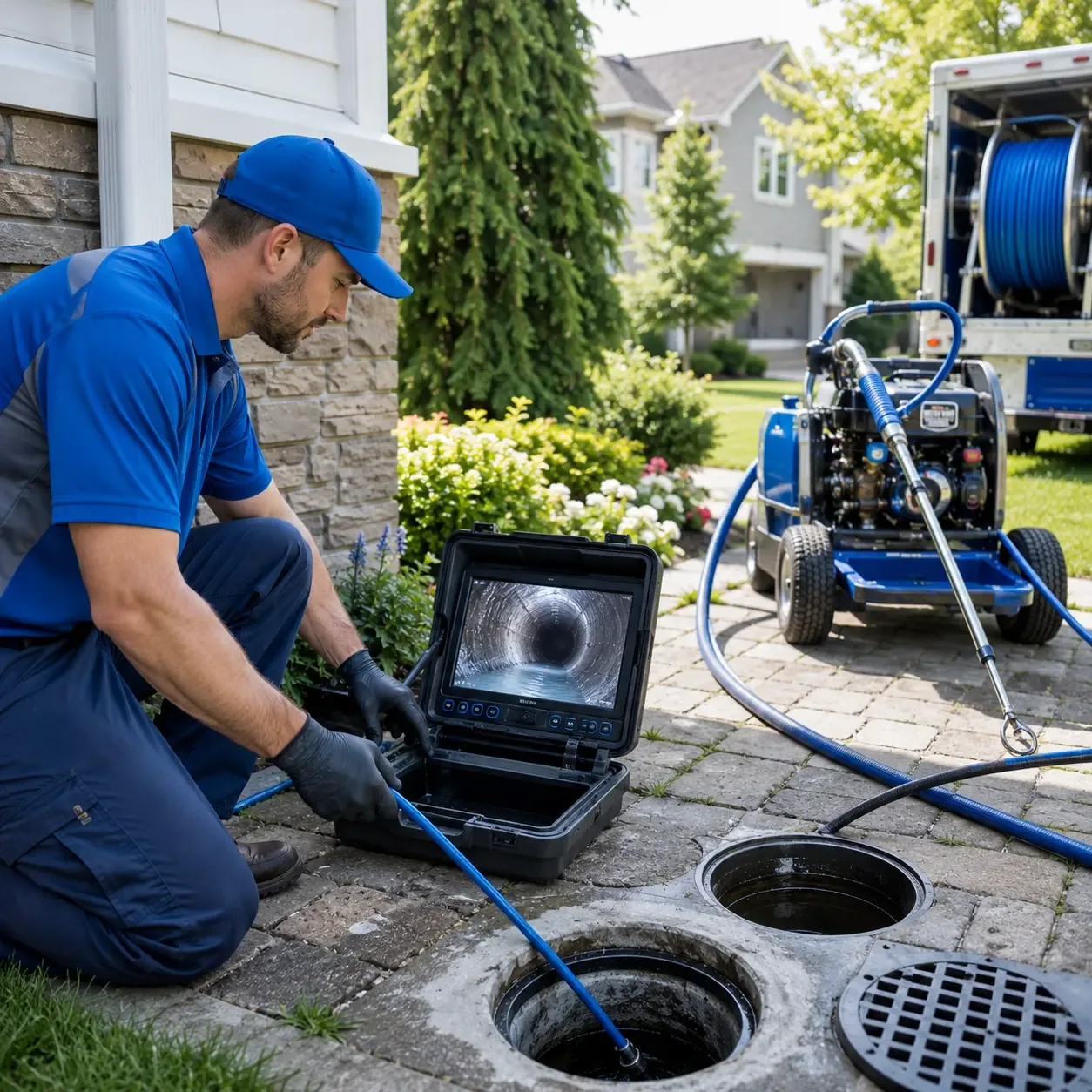 Outdoor drain cleaning professionals serving Union, ME